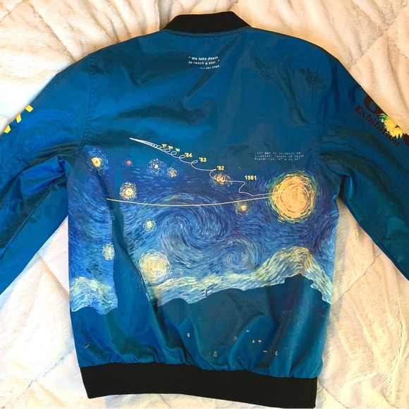 bibisama Jackets & Blazers - BIBISAMA x VINCENT VAN GOGH bomber jacket NWT